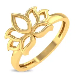 Kisna Diamond & Gold Jewellery 14k Pure Gold Lotusia for Women-picture-36