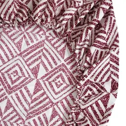 HOSTA HOMES Multicolor Cotton Geometric 280 TC Single Bedsheet with 1 Pillow Cover image 3