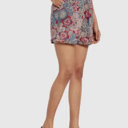 Fabindia Pink Cotton Printed Short image 3