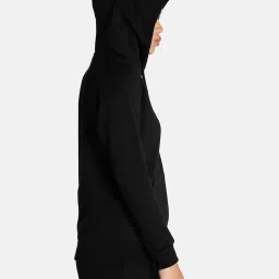 Puma Essentials Black Graphic Print Hoodie image 4