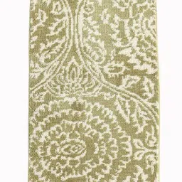 Saral Home Beige Microfiber Abstract Bath Mat Set of - 2 image 3