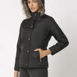 Spykar Black Regular Fit Jacket image 3
