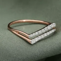 Malabar Gold and Diamonds 18k Rose Gold Diamond Ring-picture-30