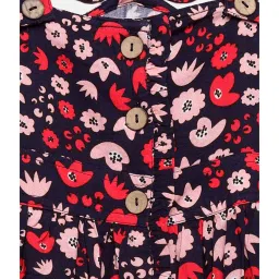 Cherry Crumble By Nitt Hyman Kids Multicolor Cotton Printed Dress image 3