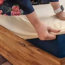 FLO Brown Cotton Water Resistant Mattress Protector-picture-36