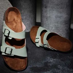 Mozafia Women's Sea Green Casual Sandals-picture-31