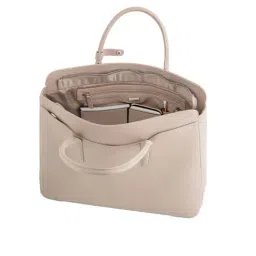 CARPISA New Mandy V2 Beige Synthetic Solid Laptop Messenger Bag image 4