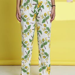 ETC Pack Of 2 Floral Printed Cotton Lounge Pants-picture-36