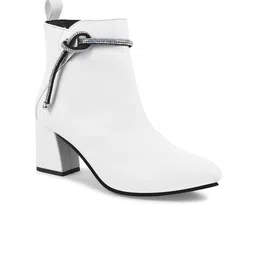 SHUZ TOUCH Women Solid Embelished Regular Boots image 2