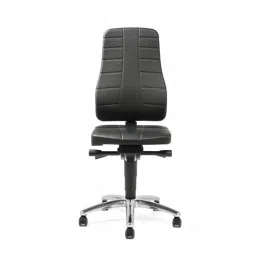 Treston Black Leather Desk Chair 120 Kg Weight Capacity, C40AL-ESD-image-8