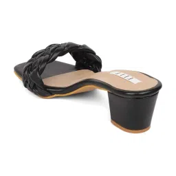 Elle Women's Black Casual Sandals image 5