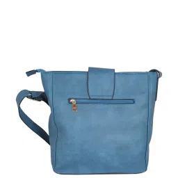 Giordano Blue Textured Medium Sling Handbag image 3