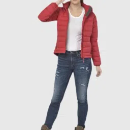 Woodland Red Quilted Jacket image 5