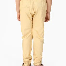Fabindia Kids Beige Solid Churidars image 2
