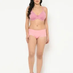 Curvy Love Pink Under-Wired Non Padded Half Coverage Bra image 4