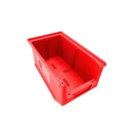 Global Star Crate - 5 HDPE 170 x 115 x 75 mm Red Industrial Bin-image-56