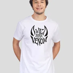 Greylongg Men Typography Printed Round Neck Cotton T-shirt image 1