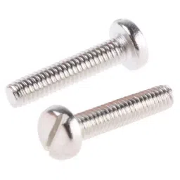 RS PRO Machine Screw M2.5x12 mm Brass Slot Pan Headed DIN 85, 4828470 (Bag Of 100 pcs)-picture-47