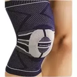 Dyna 3D Knitted Knee Brace (Left) - Grey-XXL-image-40