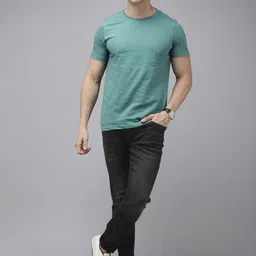 U.S. Polo Assn. Denim Co. Men Heavy Fade Stretchable Brandon Slim Tapered Fit Jeans image 3