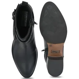 Delize Women's Black Casual Booties image 3