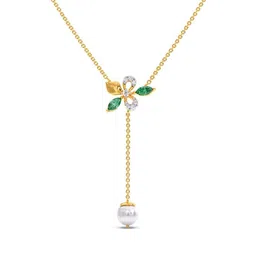 CANDERE A KALYAN JEWELLERS COMPANY Women 14Kt Gold Necklace With 0.069Carat Diamond-7.16 g-picture-20