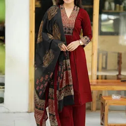 Anni Designer Women Regular Kurta with Palazzos & With Dupatta-image-28