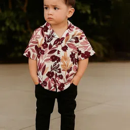TOONKY Boys Printed Shirt with Trousers-picture-34