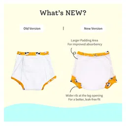 SuperBottoms Padded Underwear for 3-4Y Babies Potty Training Pants for Mess-Free Diaper-Free Time Garden Green Pack of 12 image 4