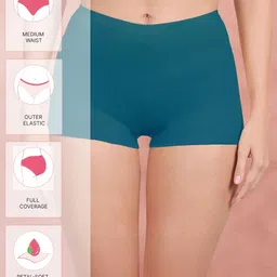 Susie Mid-Rise Boyshort Briefs LP005-MoroccanBlue image 2