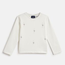 Chicco Girls Conversational Printed Round Neck Cotton T-shirt-picture-20