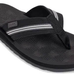 Aldo Men's Core Black Flip Flops image 4