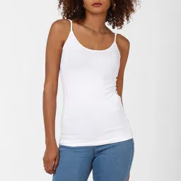Forever 21 White Cotton Camisole image 1