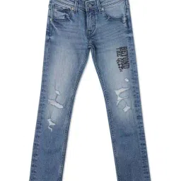 Pepe Jeans Kids Blue Distressed Jeans-picture-24
