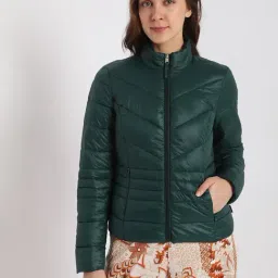 Vero Moda Dark Green Regular Fit Jacket-image-42