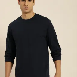 Dillinger Navy Cotton Loose Fit Oversized Crew T-Shirt-image-15