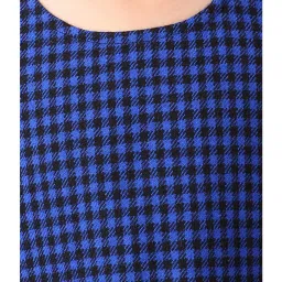 Fabindia Kids Blue Checks Dress image 5