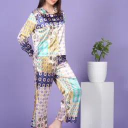 Sweet Dreams Multicolor Printed Regular Fit T-Shirt & Pyjama Set-picture-41