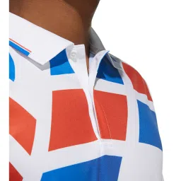 Adidas CCTCB M GFX PL White Printed Polo T-Shirt image 4