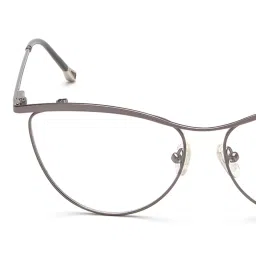 IDEE ID1589C2FR Silver Full Rim Cat Eye Frame image 4