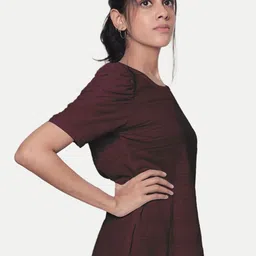 Radprix Women Round Neck Cotton Regular Top-image-0