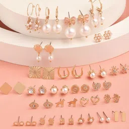 TheVineGirl Pair Of 25 Contemporary Studs Earrings-image-58