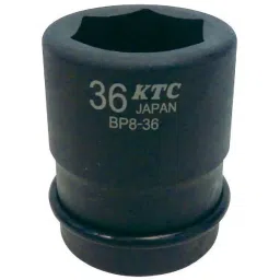 Ktc Impact Wrench Socket with Pin and Ring 25.4 mm Sq. Drive, BP8-36P-picture-31