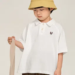 LULU & SKY Boys Polo Collar Applique T-shirt image 3