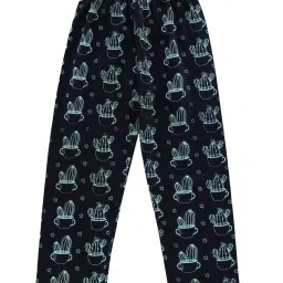 nite flite Night Suit Kids Mint & Navy Blue Printed Top with Pajamas image 4