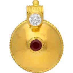 Malabar Gold and Diamonds 22k (916) Yellow Gold Pendant for Women-picture-31