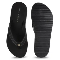 TOMMY HILFIGER Women's Black Flip Flops image 3