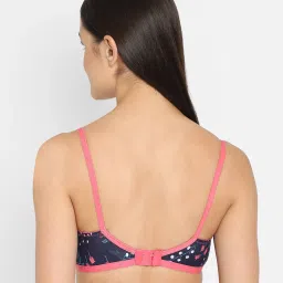 Clovia Navy Non Wired Non Padded Full Coverage Bra image 2