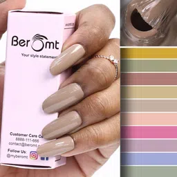 BEROMT Solid Twist Vegan Fast-Dry High Gloss Gel Nail Polish - Shade 7029 image 3
