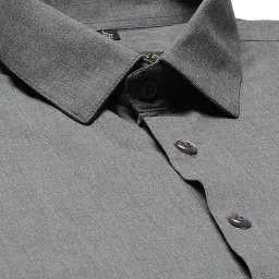 Sojanya Grey Cotton Regular Fit Shirt image 4
